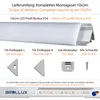 Brollux LED Eckprofil V24 Set 20m (10x2m) Alu Profile 45 Produktbild-Vorschau 2