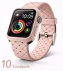 Apple Watch Silikon Armband + Case Bumper Hülle - Für Apple Produktbild-Vorschau 1