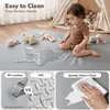 Comomy Baby Spielmatte 127x127cm Einfarbig Leder Produktbild-Vorschau 3