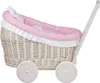LUNA Puppenwagen aus Weide 48X28 H26/47 CM Produktbild-Vorschau 3