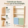 ALVIX, libreria per bambini NESTA 4 con 2 ante, libreria Anteprima dell’immagine prodotto 5