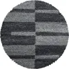 Moderner Hochflor-Teppich mit geometrischem Muster - Produktbild-Vorschau 3