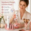 Elektrischer Kosmetikpinsel-Reiniger, 3-in-1 Waschen, Produktbild-Vorschau 7