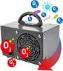 A marketing image showing an ozonator device with graphics indicating its function. Podgląd zdjęcia produktu