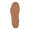 The sole of a black Adidas sneaker with white stripes is shown against a white background. Produktbild-Vorschau