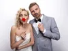 Fotobox Requisiten rote Lippen 6er Set Produktbild-Vorschau 3