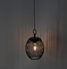 Mattschwarzer LED-Hänger aus Metall mit Solarpanel und Produktbild-Vorschau 5