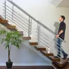 YZNAHRE Edelstahl Treppengeländer 180cm Handlauf Geländer Produktbild-Vorschau 1