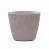 Kvetináč Splofy Knitted Pattern Plastic 11Litre Mocca Náhľad obrázku produktu 6