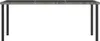 vidaXL Garten-Esstisch Grau 180x70x73 cm Poly Rattan Produktbild-Vorschau 1