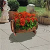 Holz-Pflanzfässer 3er-Set Blumentopf Pflanzkasten Produktbild-Vorschau 2