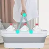 Seau pliable en silicone, seau polyvalent pour le ménage, Voir les images du produit 6