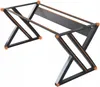 Biurko komputerowe czarne nowoczesne dla gracza loft 120 cm Podgląd zdjęcia produktu 6