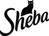 A black silhouette of a cat sitting above the brand name "Sheba" written in a stylized font. Anteprima dell’immagine prodotto