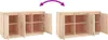 Two identical wooden sideboards are shown side-by-side against a white background, with an arrow indicating movement or transformation between them. Anteprima dell’immagine prodotto