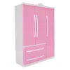 3 porte casa delle bambole armadio bambole mobili accessori Anteprima dell’immagine prodotto 2