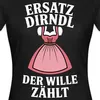 Spreadshirt Ersatz Dirndl  | Der Wille Zählt Frauen Produktbild-Vorschau 2
