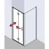 Kermi LI2SR090181PK Pendel-Falttür Liga 2SR 0900x Produktbild-Vorschau 3