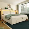 Letto imbottito 180x200 cm con vano contenitore idraulico e Anteprima dell’immagine prodotto 11