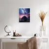 Poster - Poster ohne Rahmen - Gipfel Wolken Nacht - 40x50 Produktbild-Vorschau 5