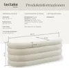 tectake® Polsterbank Altu 110 x 45 x 42 cm Produktbild-Vorschau 7