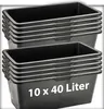 10 Stk. 40 Liter Mörtelkasten Pflanzwanne Tuppe Zementkübel Produktbild-Vorschau 1