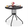 Tavolo da giardino Relaxdays, A x Ø: 75 x 80 cm, tavolo da Anteprima dell’immagine prodotto 1