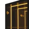 Merax Glasvitrine mit LED Beleuchtung, Aufbewahrungsschrank Produktbild-Vorschau 11
