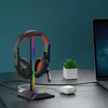 RGB Kopfhörerhalter Kopfhörerständer Kopfhörer Ständer LED Produktbild-Vorschau 3