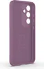 A purple phone case shown from the back, with the camera cutouts visible. Produktbild-Vorschau