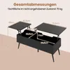 COSTWAY Couchtisch mit Hubplatte, Mitteltisch mit 2 Produktbild-Vorschau 7