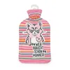 2er Set Wärmflasche Miesekatze Bettflasche 2l Wärmekissen Produktbild-Vorschau 2