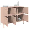 Sideboard Rosa 100,5x39x79 cm Stahl Produktbild-Vorschau 5