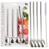 Excellent Houseware Rvs Rietjes Met Lepel 4 Stuks + Produktbild-Vorschau 8