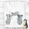 Mr. & Mrs. Panda T-Shirt Koalas Feiern - Weiß - Geschenk, Produktbild-Vorschau 3