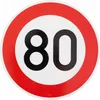 ORIGINAL Verkehrzeichen 80 KM/H Schild Nr. 274-80 RA1 Produktbild-Vorschau 1