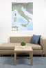 GeoMetro XL Italienkarte auf Italienisch mit Laminierung Produktbild-Vorschau 2