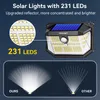 Lampes solaires d'extérieur TECKNET, 【2 pièces】, 231 LED, Voir les images du produit 4