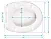 Calmwaters® Antibakterieller Premium WC Sitz mit Produktbild-Vorschau 3