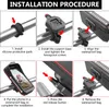 INF Vodotesný a nárazuvzdorný držiak mobilu na riadidlá Náhľad obrázku produktu 8