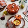 Staub Pumpkin Cast Iron Pot - Cinnamon  3.45 ltr Produktbild-Vorschau 5