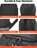 A collage of close-up images highlighting the features of a black backpack. Anteprima dell’immagine prodotto