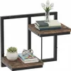 Półka ścienna Relaxdays, styl industrialny, metal i Podgląd zdjęcia produktu 1