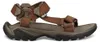 TEVA Terra Fi 5 Universal Leather  Sandalen - Donkerbruin - Voir les images du produit 6