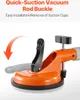 A close-up marketing image of a suction cup tool, highlighting its quick-suction vacuum rod buckle feature. Anteprima dell’immagine prodotto