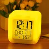Wecker Uhr leuchtend Kameleon LED-Würfel, mit Thermometer Produktbild-Vorschau 8