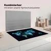 KitchenYeah© Herdabdeckplatte Weltkarte - Farbe - Braun , Produktbild-Vorschau 3