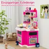 Cucina per bambini COSTWAY, cucina per bambole con 113 Anteprima dell’immagine prodotto 9