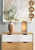 Monzana 2x Lampes de table Jasmin LED Taupe Fonction Voir les images du produit 2