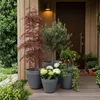 HowHomely | Jardinière - Bac à fleurs - gris - L61xH56 cm - Voir les images du produit 2